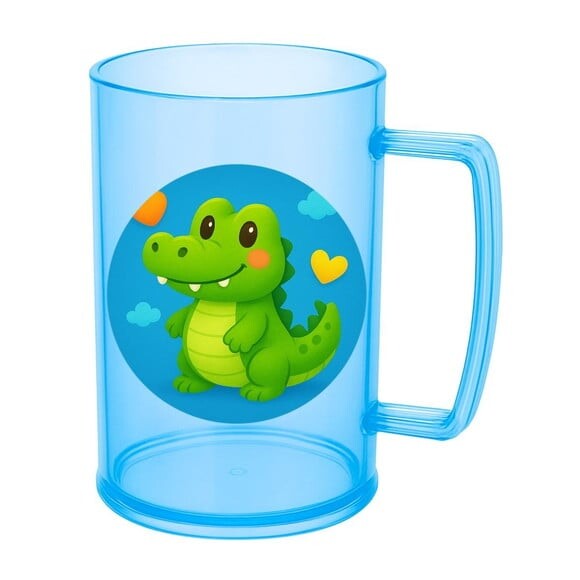 Caneca de Chopp Infantil Personalizada Jacaré Baby
