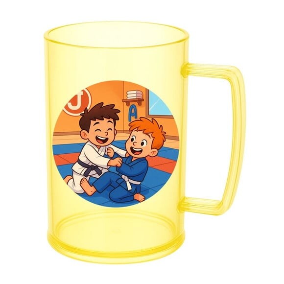 Caneca de Chopp Infantil Personalizada Jiu-jítsu