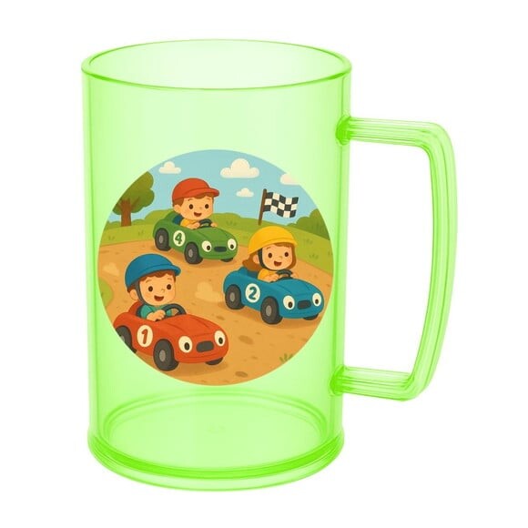 Caneca de Chopp Infantil Personalizada Kart Infantil