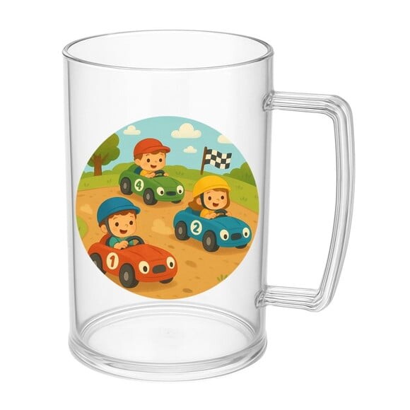 Caneca de Chopp Infantil Personalizada Kart Infantil