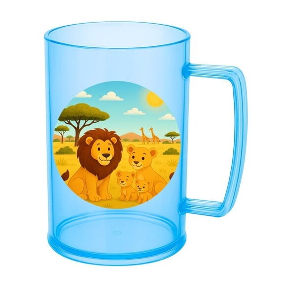 Caneca de Chopp Infantil Personalizada Leões