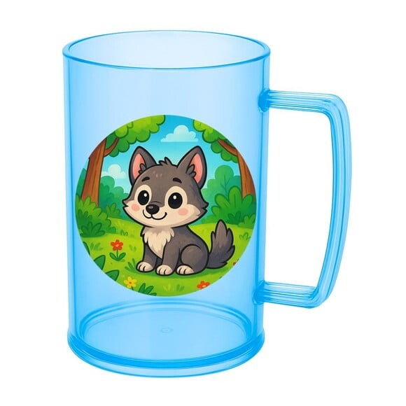 Caneca de Chopp Infantil Personalizada Lobinho