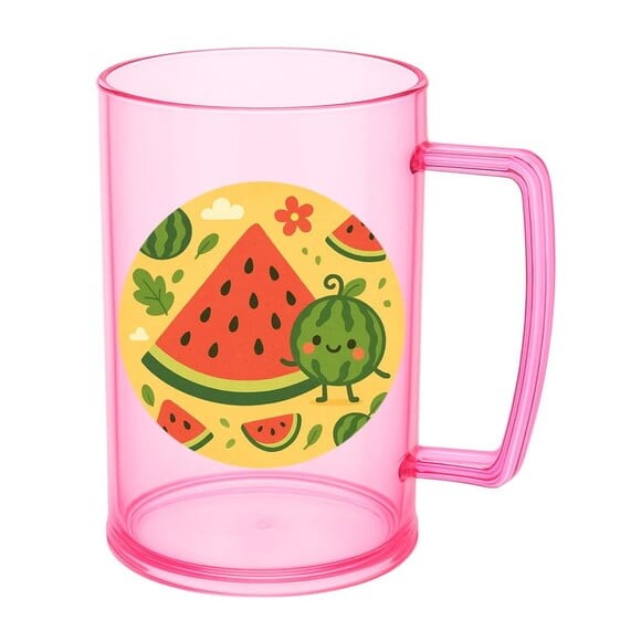 Caneca de Chopp Infantil Personalizada Melancia