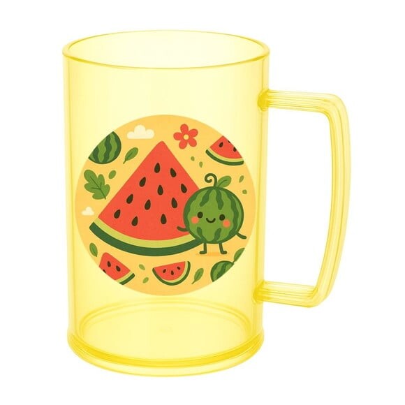 Caneca de Chopp Infantil Personalizada Melancia
