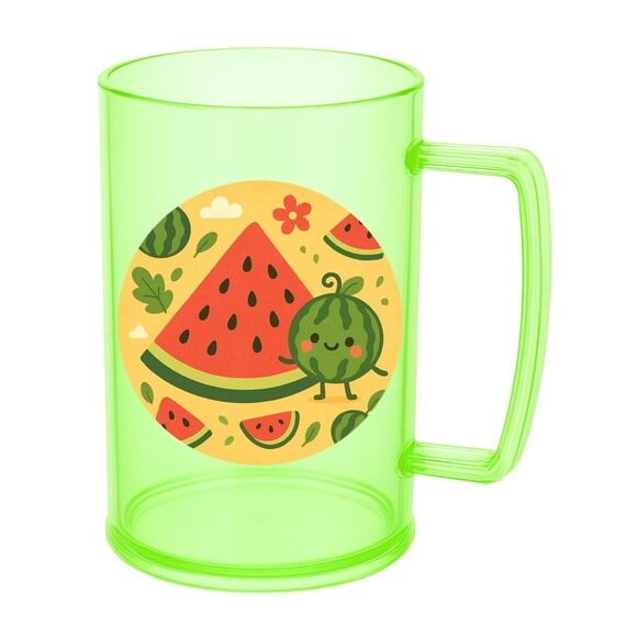 Caneca de Chopp Infantil Personalizada Melancia