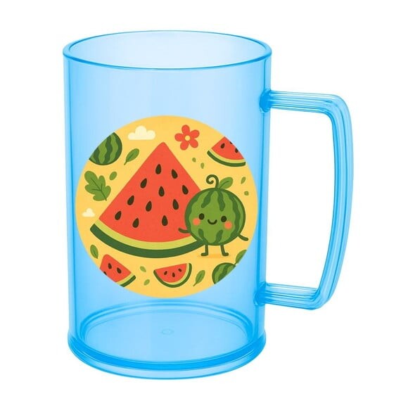 Caneca de Chopp Infantil Personalizada Melancia