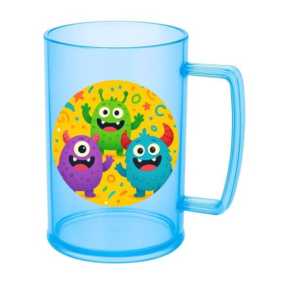 Caneca de Chopp Infantil Personalizada Monstrinhos