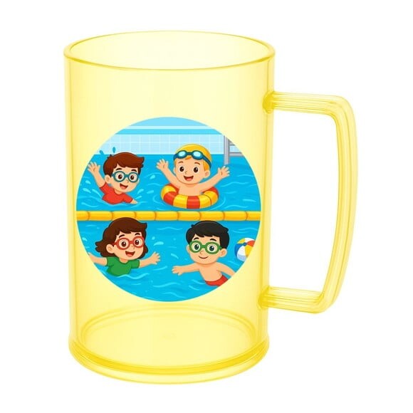 Caneca de Chopp Infantil Personalizada Natação