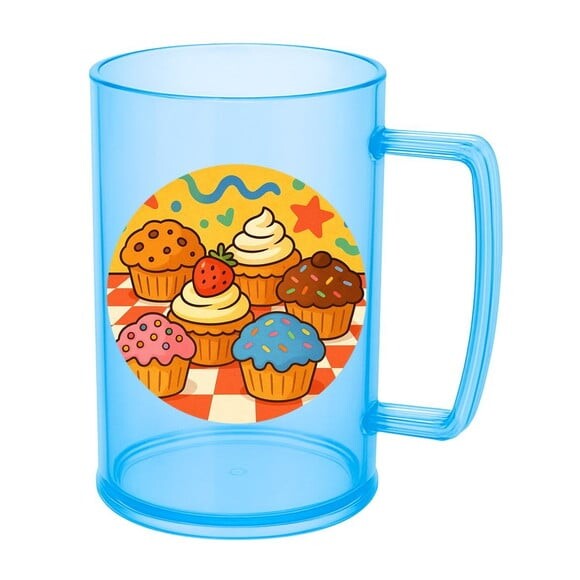 Caneca de Chopp Infantil Personalizada Muffins