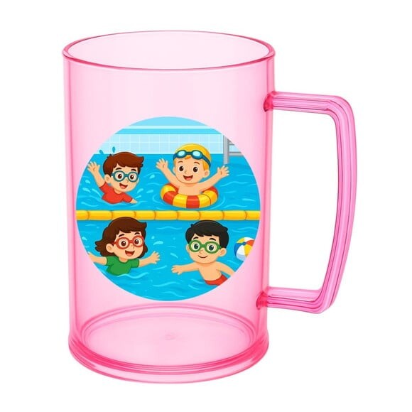 Caneca de Chopp Infantil Personalizada Natação