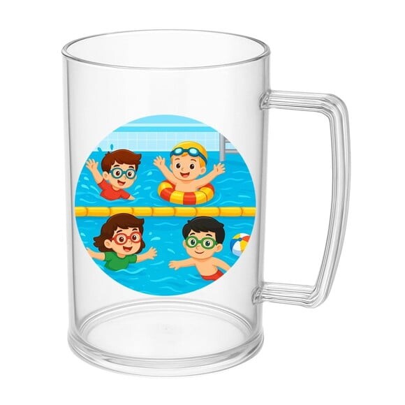 Caneca de Chopp Infantil Personalizada Natação