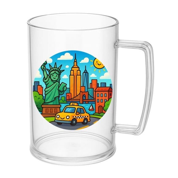 Caneca de Chopp Infantil Personalizada Nova York