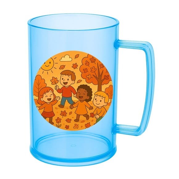 Caneca de Chopp Infantil Personalizada Outono Divertido