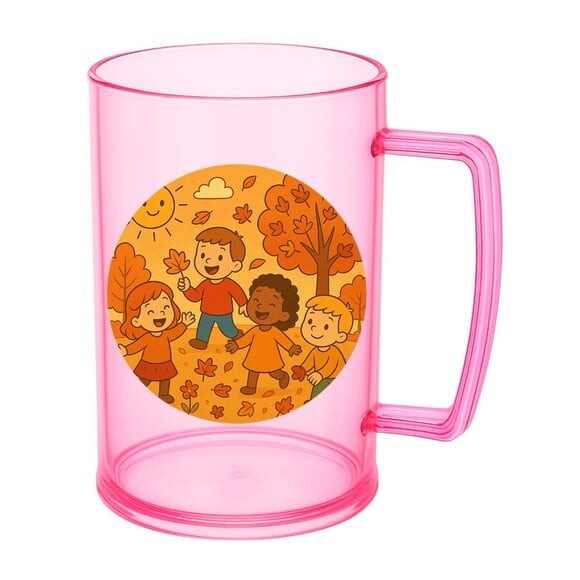 Caneca de Chopp Infantil Personalizada Outono Divertido