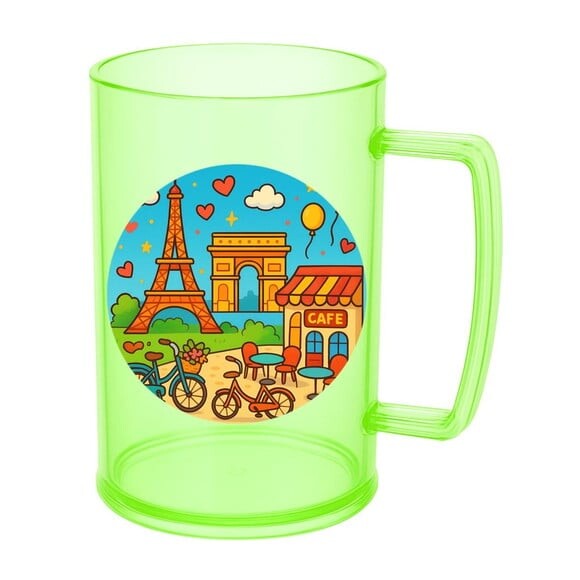 Caneca de Chopp Infantil Personalizada Paris
