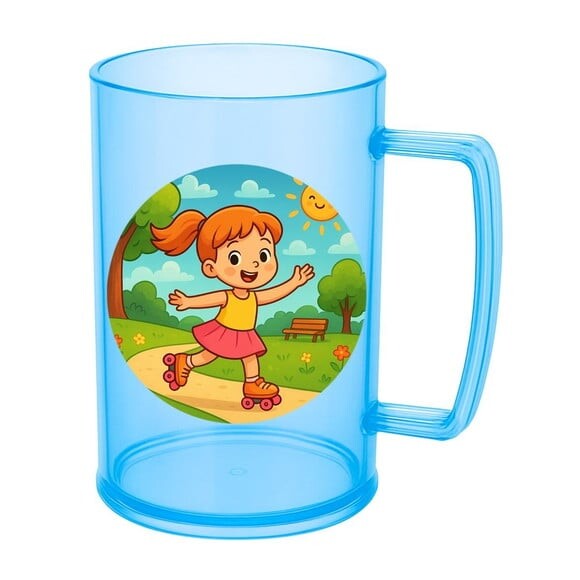 Caneca de Chopp Infantil Personalizada Patins