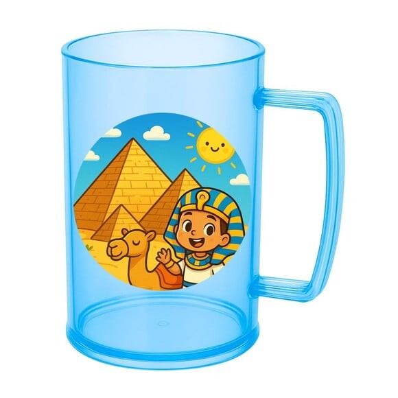Caneca de Chopp Infantil Personalizada Pirâmides do Egito