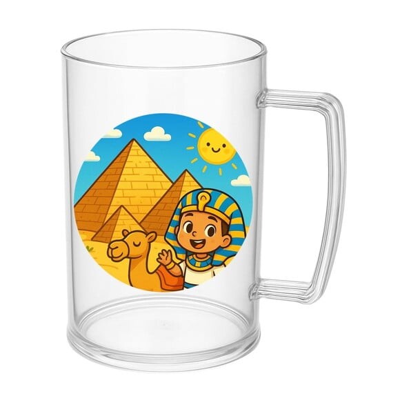 Caneca de Chopp Infantil Personalizada Pirâmides do Egito