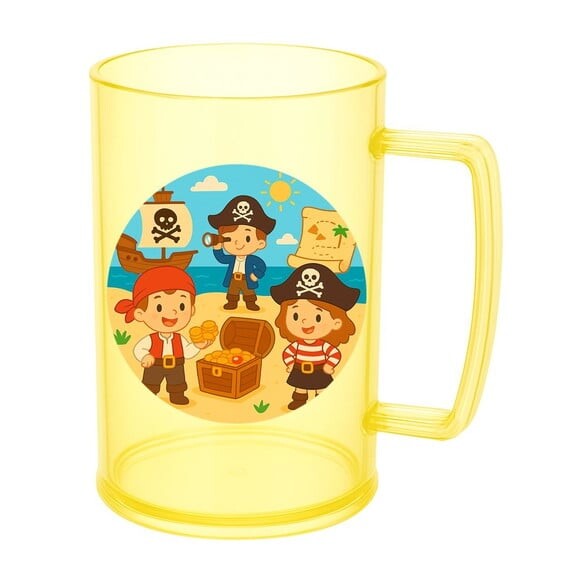 Caneca de Chopp Infantil Personalizada Piratas