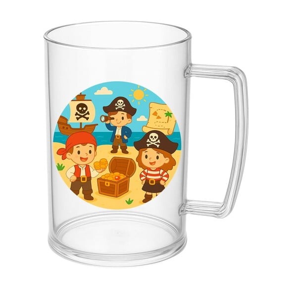 Caneca de Chopp Infantil Personalizada Piratas