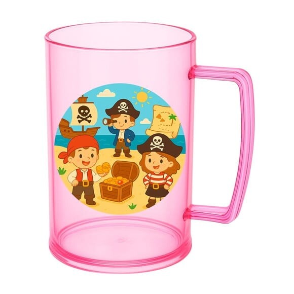 Caneca de Chopp Infantil Personalizada Piratas