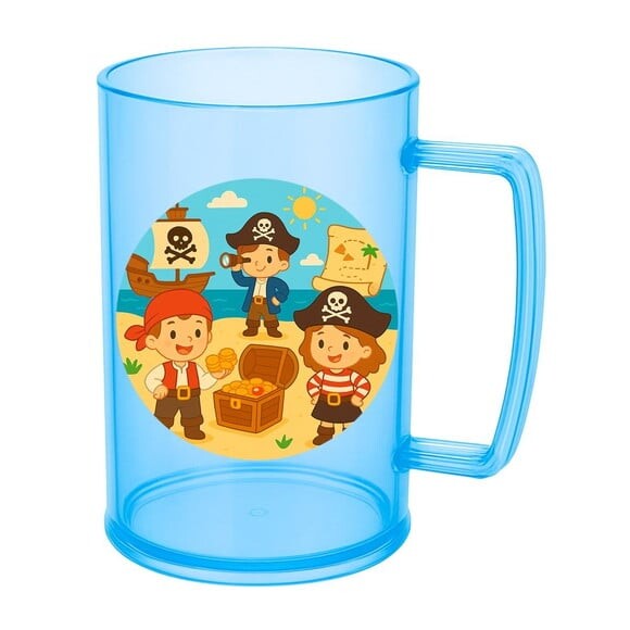Caneca de Chopp Infantil Personalizada Piratas