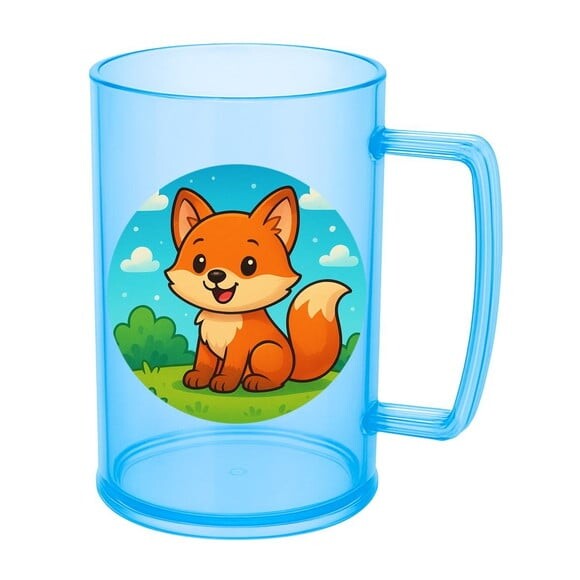 Caneca de Chopp Infantil Personalizada Raposinha