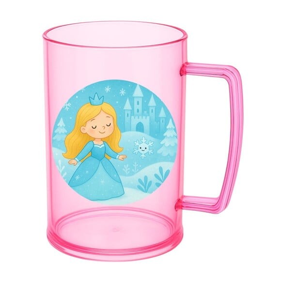 Caneca de Chopp Infantil Personalizada Reino do Gelo