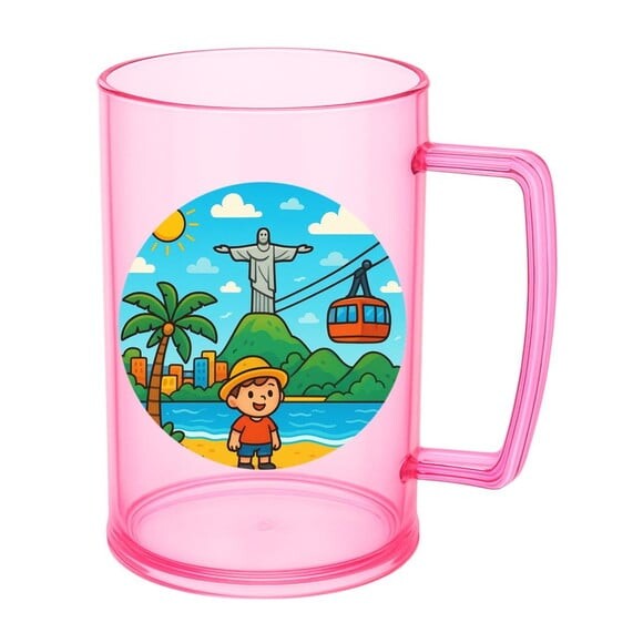 Caneca de Chopp Infantil Personalizada Rio de Janeiro