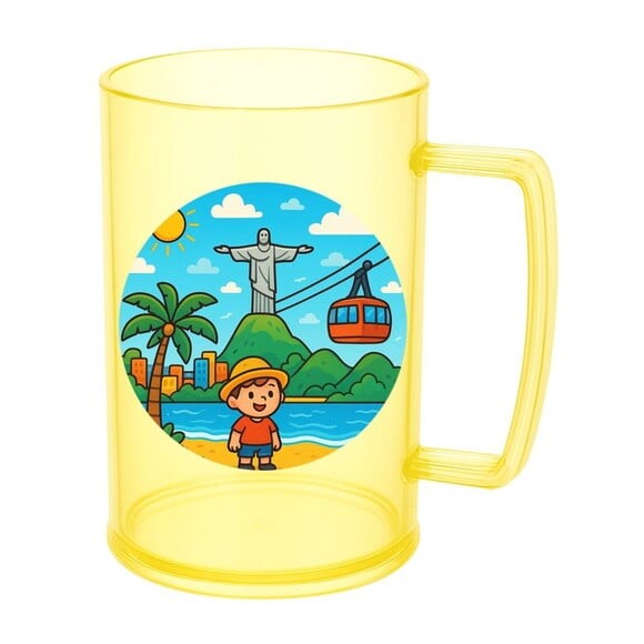 Caneca de Chopp Infantil Personalizada Rio de Janeiro