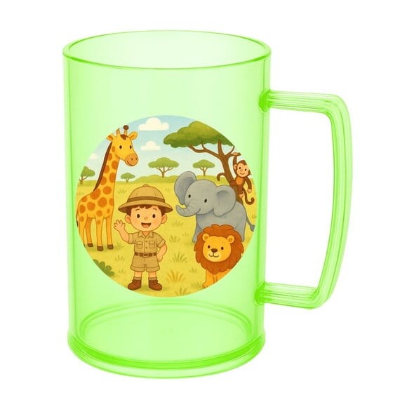 Caneca de Chopp Infantil Personalizada Safari