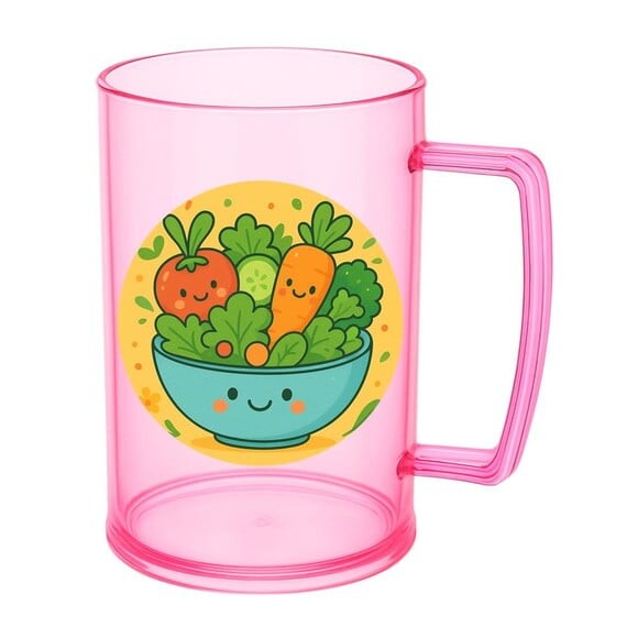 Caneca de Chopp Infantil Personalizada Salada Divertida