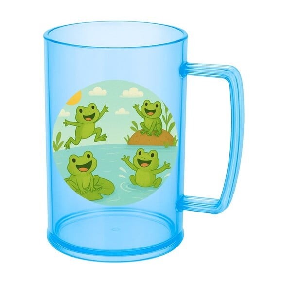 Caneca de Chopp Infantil Personalizada Sapos Divertidos
