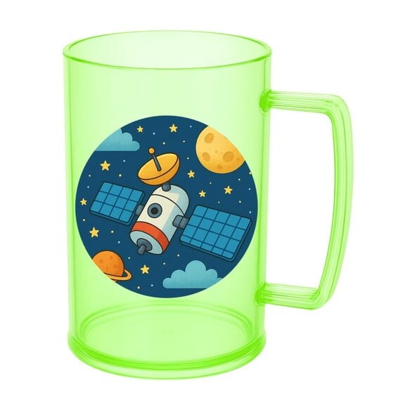 Caneca de Chopp Infantil Personalizada Satélite