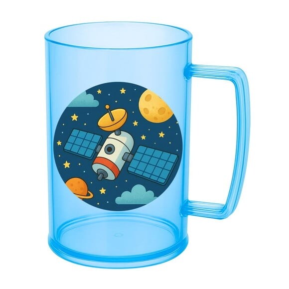Caneca de Chopp Infantil Personalizada Satélite