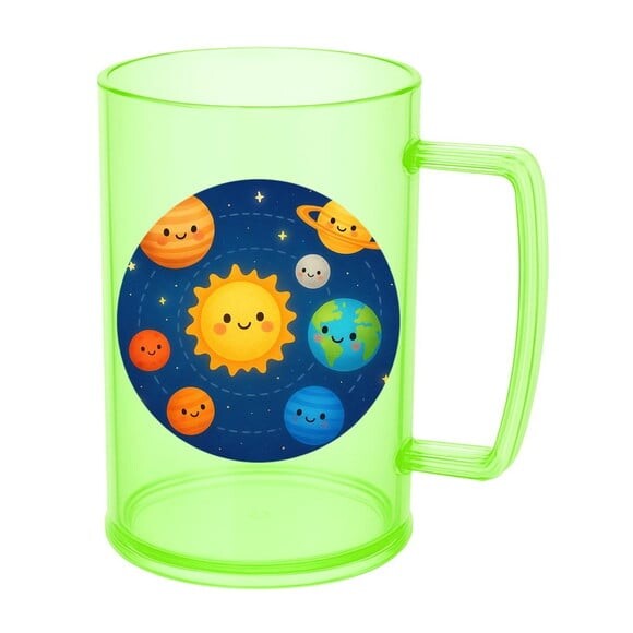 Caneca de Chopp Infantil Personalizada Sistema Solar