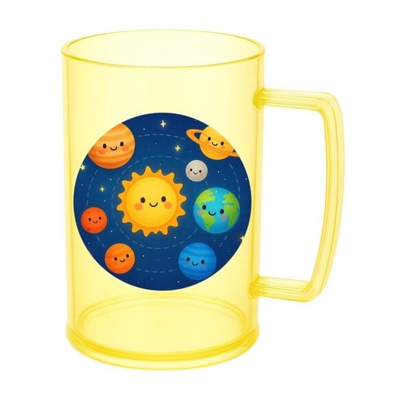 Caneca de Chopp Infantil Personalizada Sistema Solar