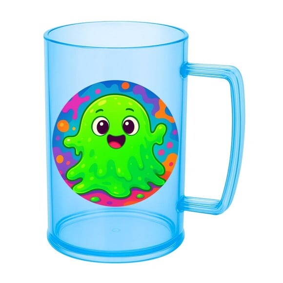 Caneca de Chopp Infantil Personalizada Slime