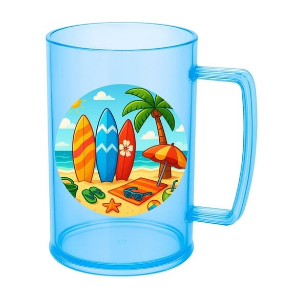 Caneca de Chopp Infantil Personalizada Surf