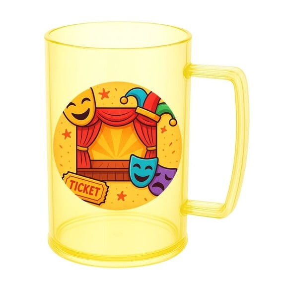 Caneca de Chopp Infantil Personalizada Teatro Infantil