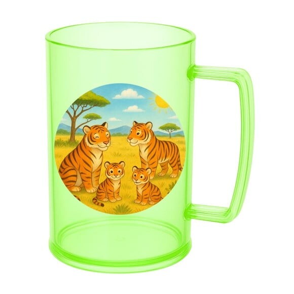 Caneca de Chopp Infantil Personalizada Tigres