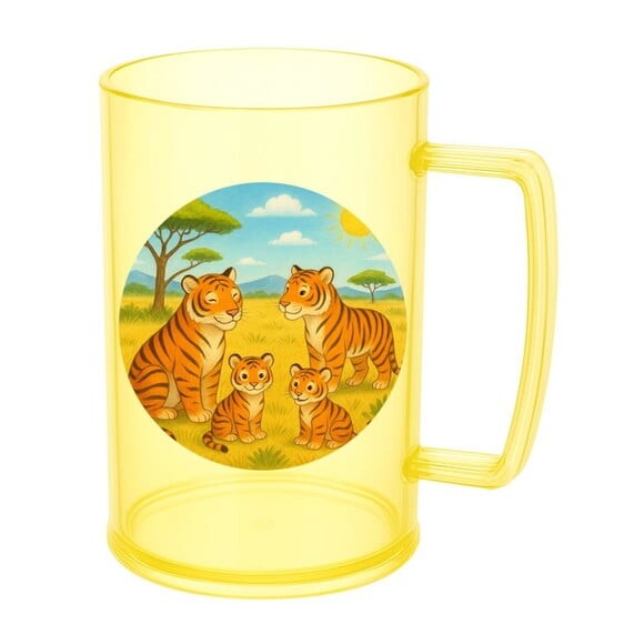 Caneca de Chopp Infantil Personalizada Tigres