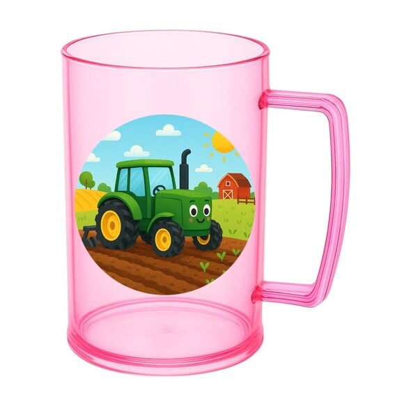 Caneca de Chopp Infantil Personalizada Trator