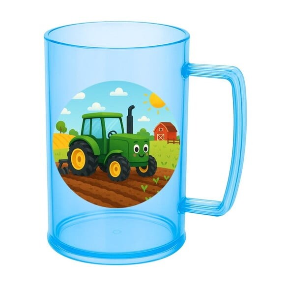 Caneca de Chopp Infantil Personalizada Trator