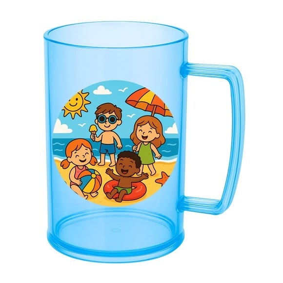 Caneca de Chopp Infantil Personalizada Verão Divertido