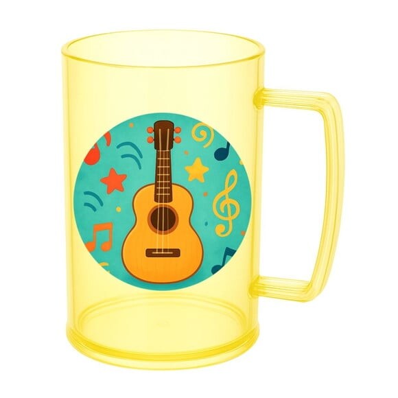 Caneca de Chopp Infantil Personalizada Violão