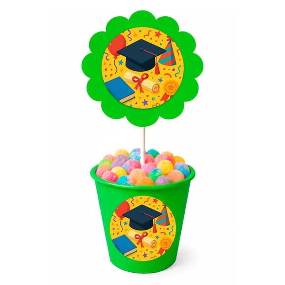 Centro de Mesa Flor Personalizado Formatura