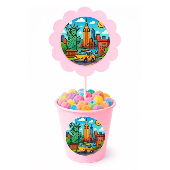 Centro de Mesa Flor Personalizado Nova York