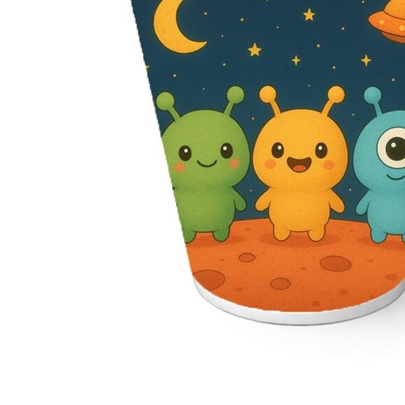 Copo de Papel Aniversário Festa Alienígenas Fofos