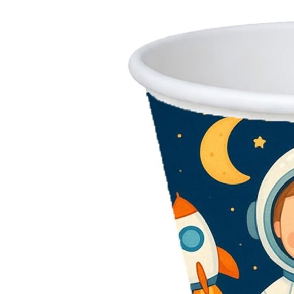 Copo de Papel Aniversário Festa Astronauta